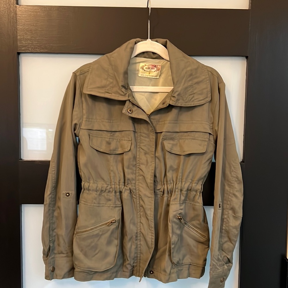 Girl 7 military style lightweight jacket